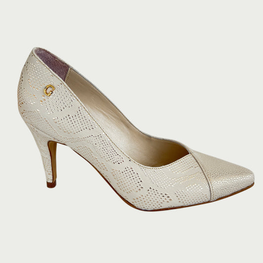 Stilettos en cuero medusa folia duna Ref: 7008ZPDU
