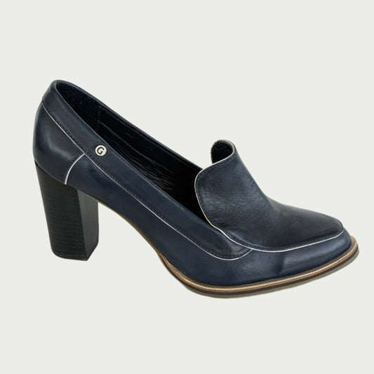 Tacones en cuero azul Ref: MOAAZ9