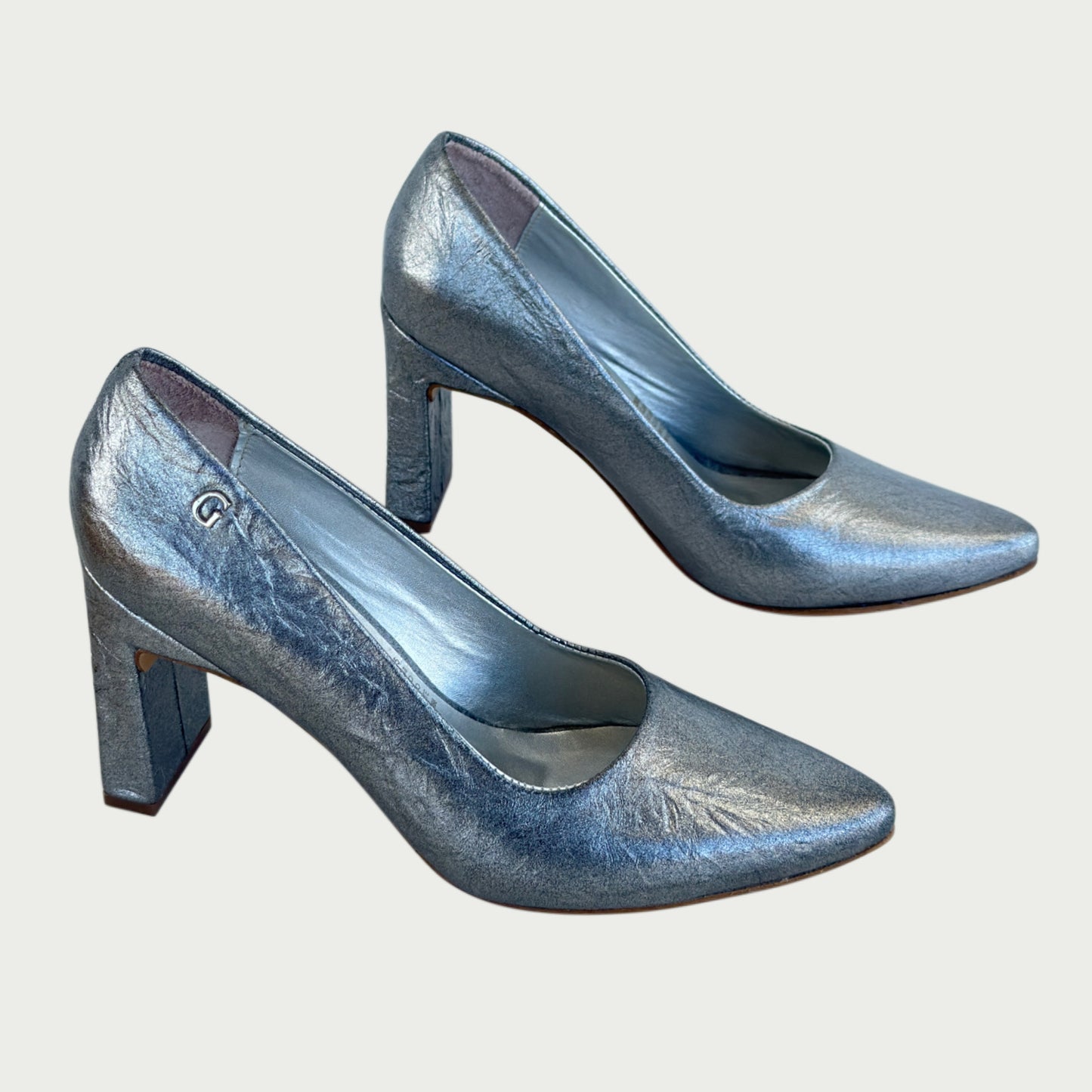 Zapatos en cuero vernice metal fusil en cuero Ref: 3400ZFUS