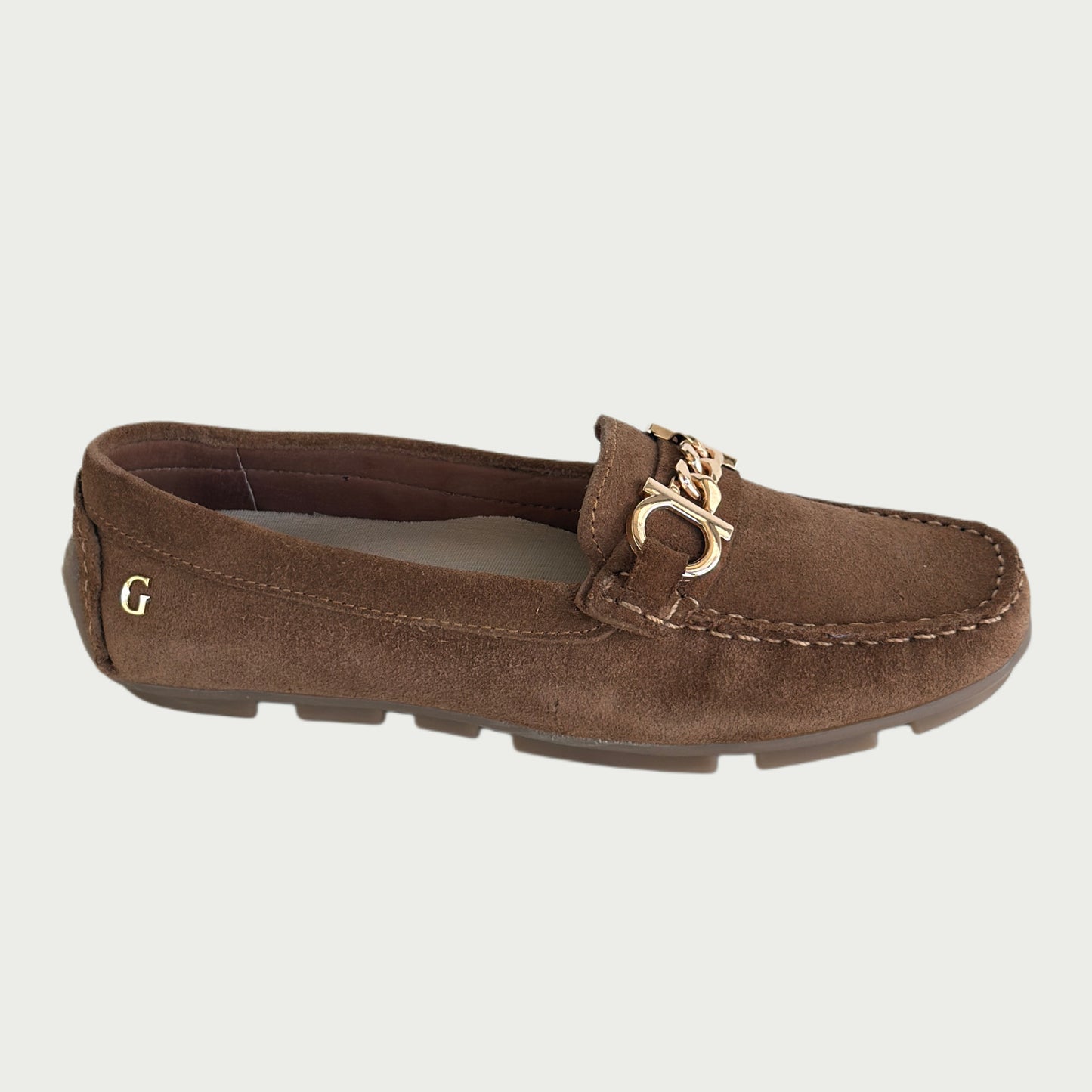 Mocasines en cuero carnaza miel Ref: 4002ZPMI