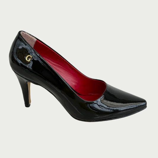Stilettos en cuero charol negro Ref: 3400WPR