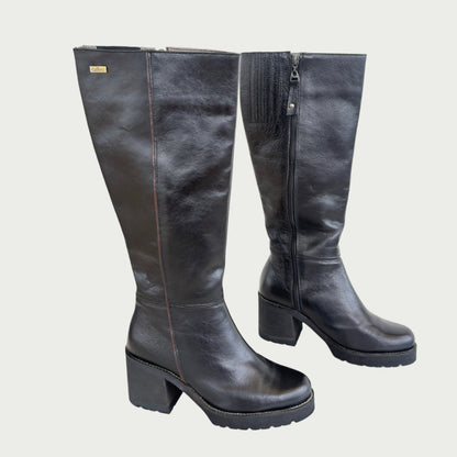 Botas en cuero negro Ref: 6297NPNG