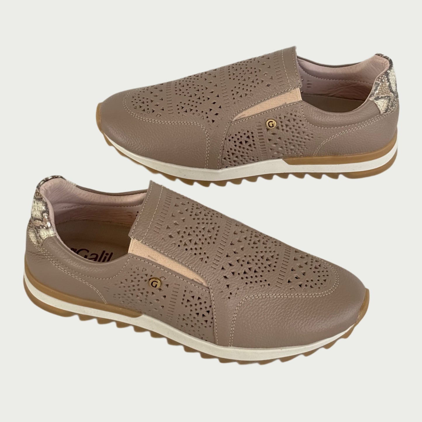 Tenis en cuero taupe Ref: T295WPTAU
