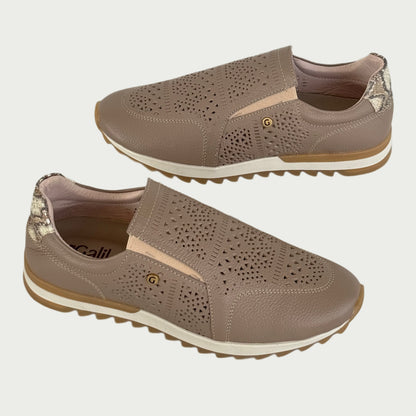 Tenis en cuero taupe Ref: T295WPTAU