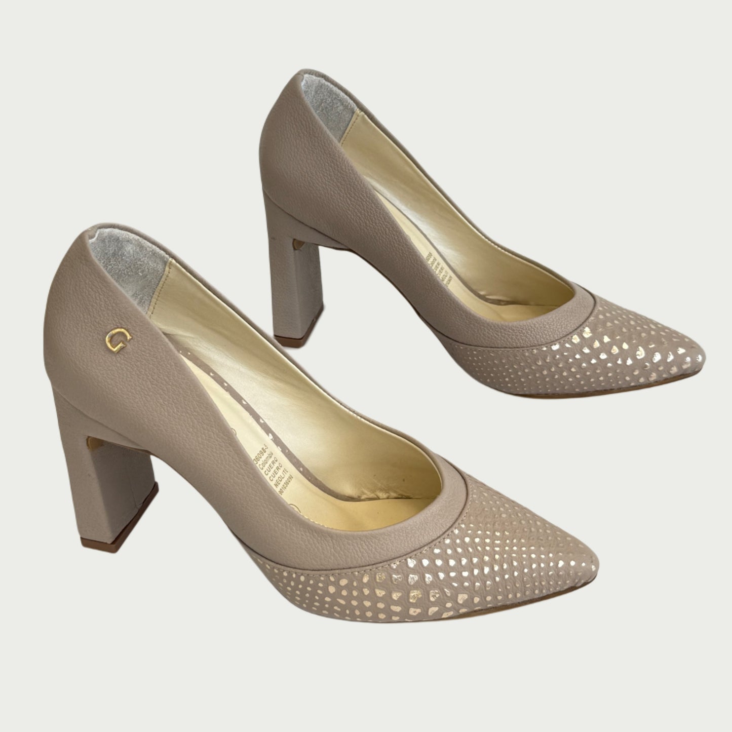 Zapatos en cuero taupe Ref: 5756WPTA