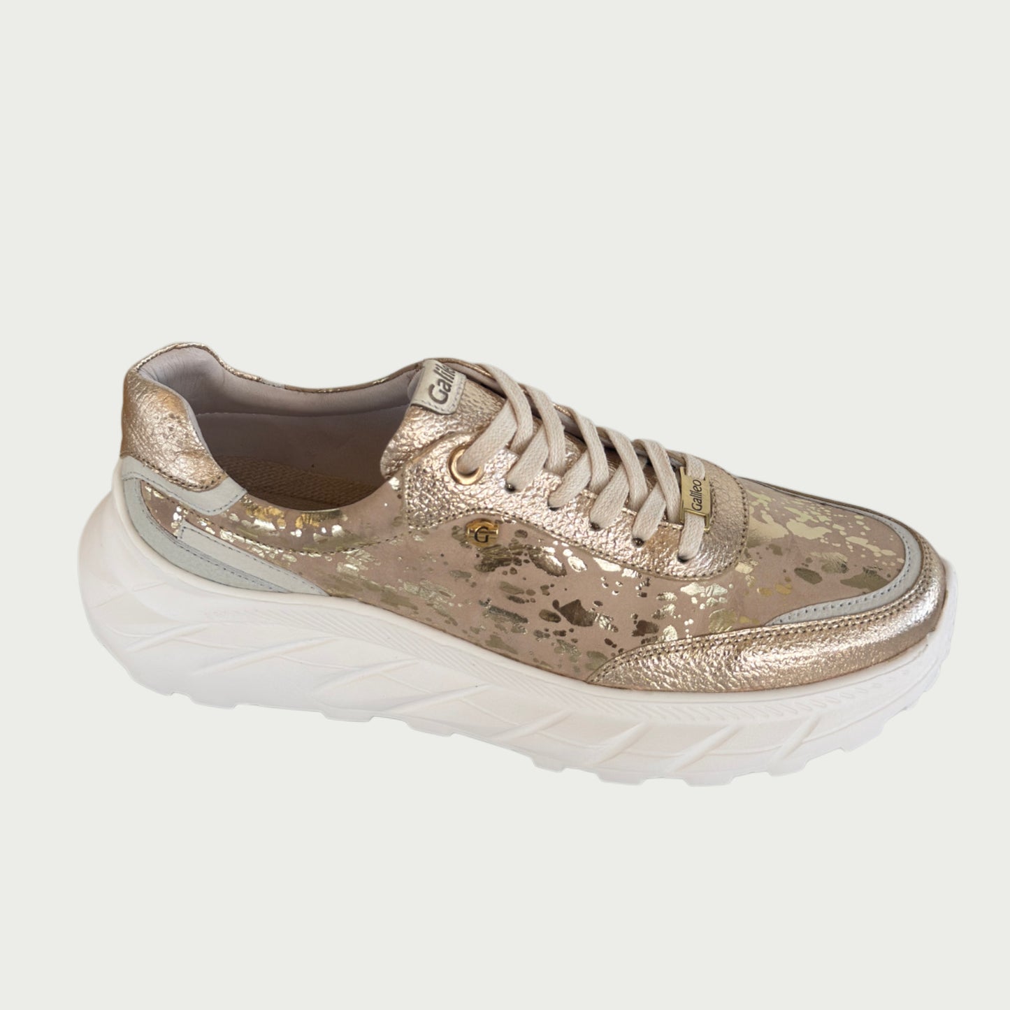 Tenis en cuero oro Ref: SD117WPOR9
