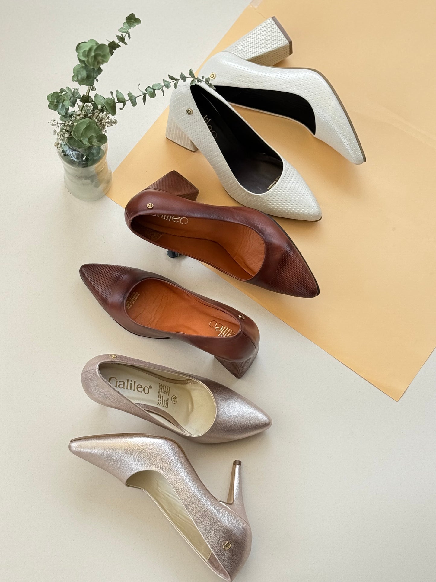 Zapatos en cuero coñac Ref: HEIMYWPTCO