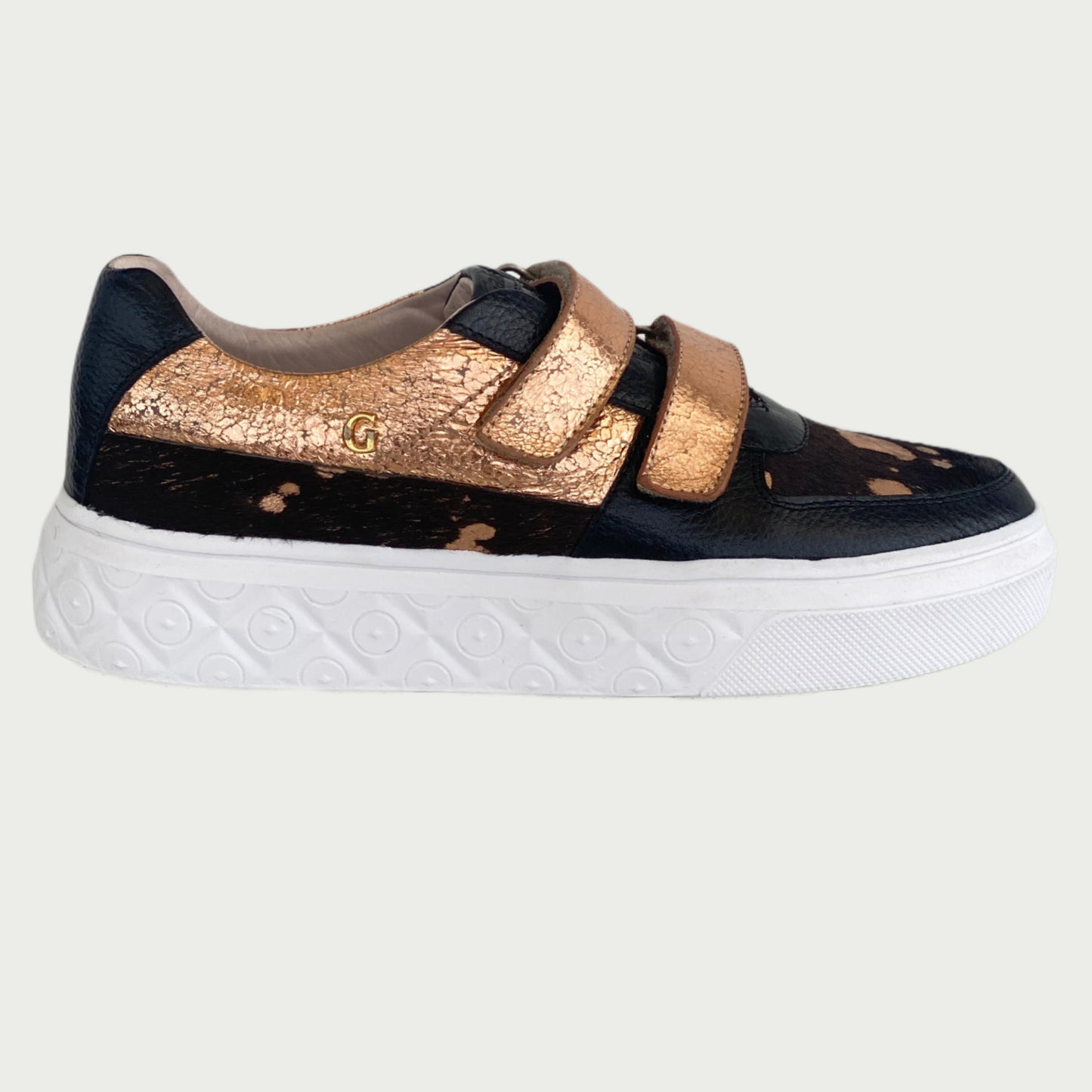 Tennis cuero negro x rosa Rf SV20NPNOR