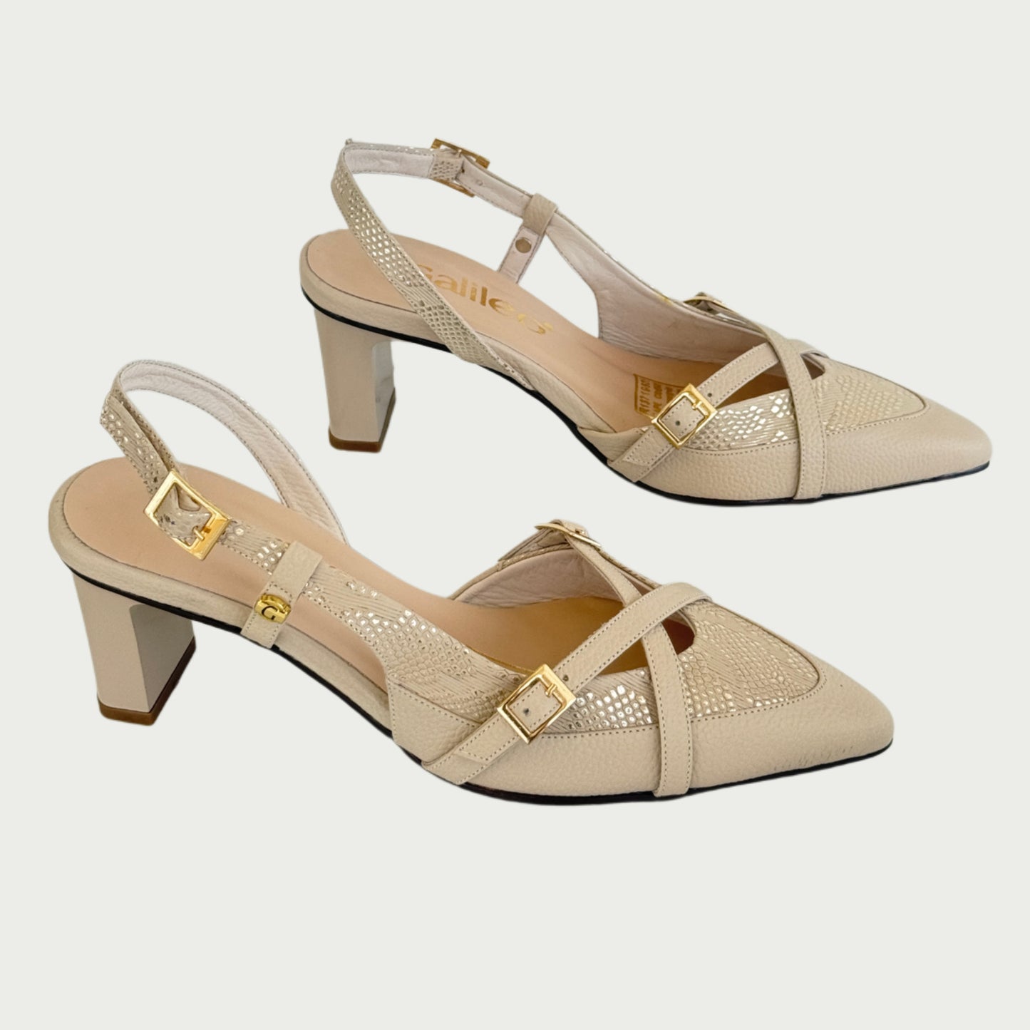 Zapatos en cuero sabia Ref: PC-103