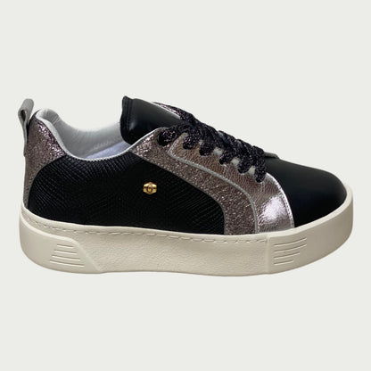 Tennis cuero negro Rf karla02
