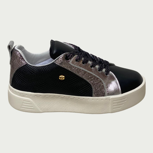 Tennis cuero negro Rf karla02