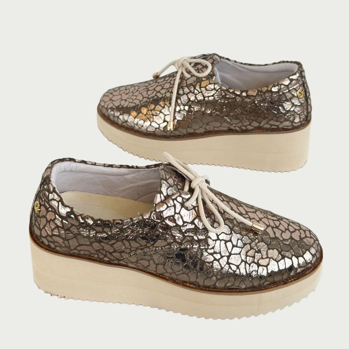 Bolicheros en cuero bronce x folia luna Ref: SOX5003L