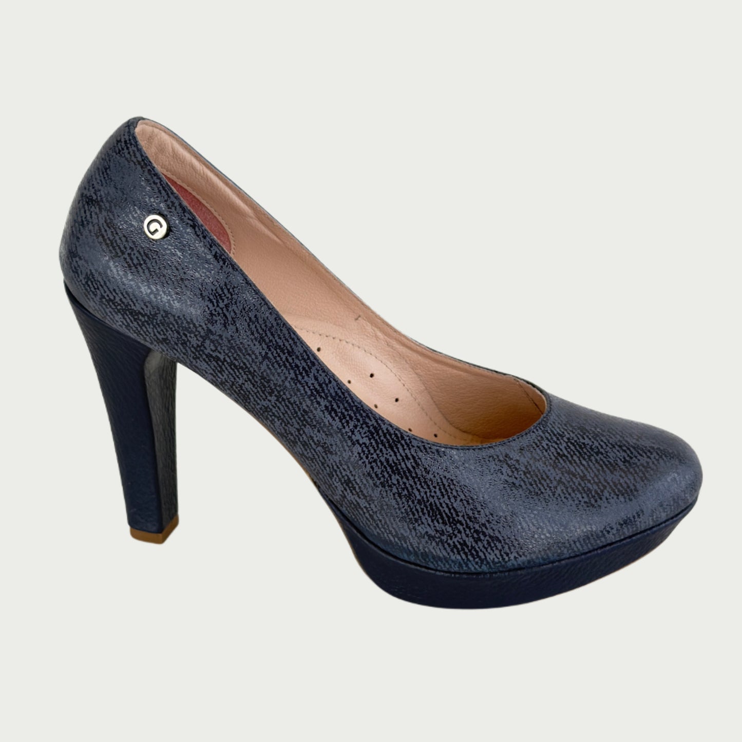 Zapatos en cuero azul Ref: 8367NN