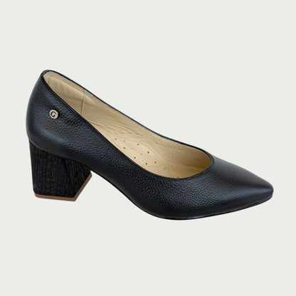 Zapatos en cuero negro Ref: 1032APNG