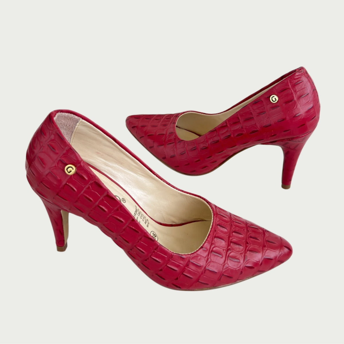 Stilettos Borneo rojo Ref:3400