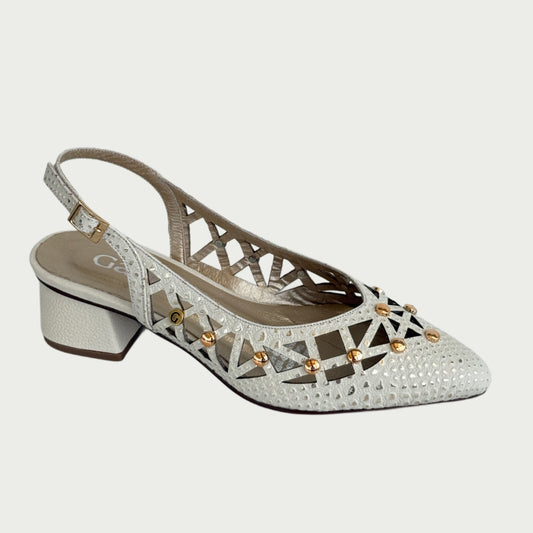 Zapatos en cuero ostra x tache Ref: PC82XP