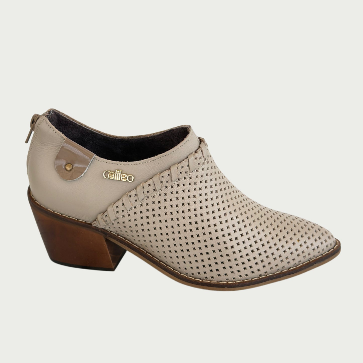 Botin en cuero beige Ref: GALIDZPBE