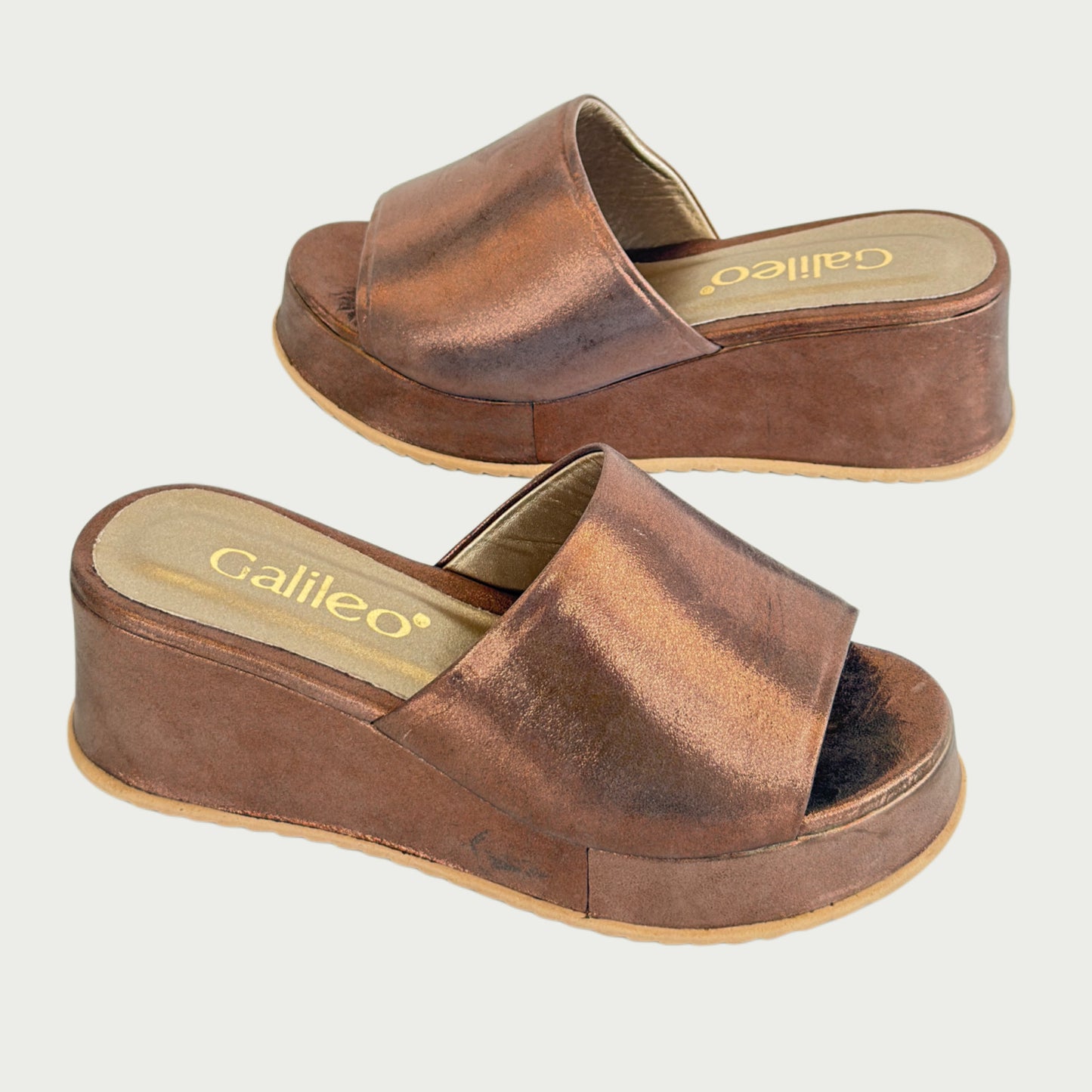 Sandalias en cuero folia luna Ref: 4155ZP