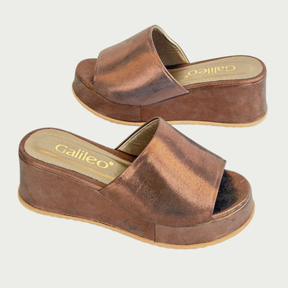 Sandalias en cuero folia luna Ref: 4155ZP