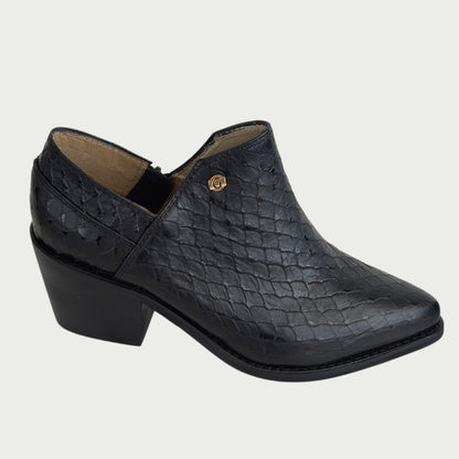 Botin en cuero negro Ref :993MPNEG4