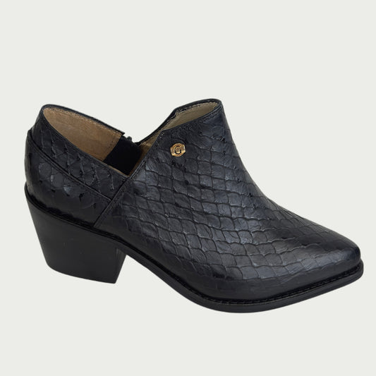 Botin en cuero negro Ref :993MPNEG4