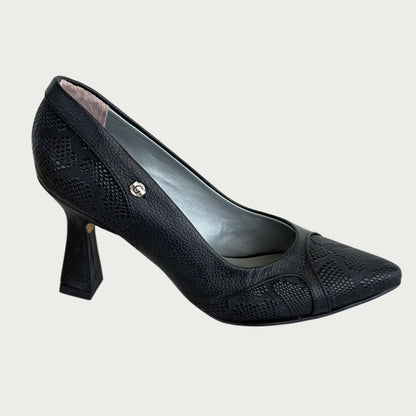 Zapatos en cuero negro Ref: 7024