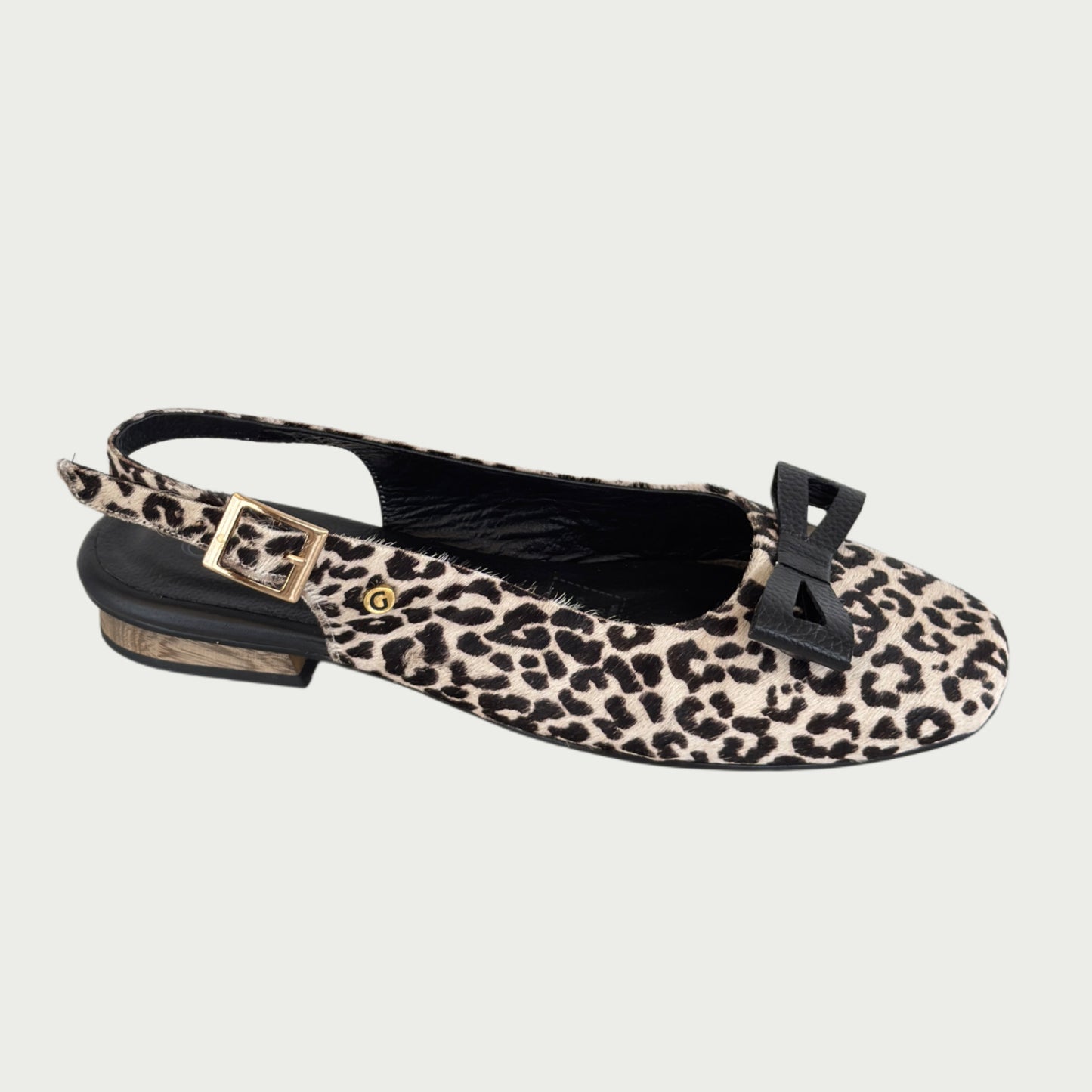 Baletas en cuero animal print Ref: PC34XPDA6
