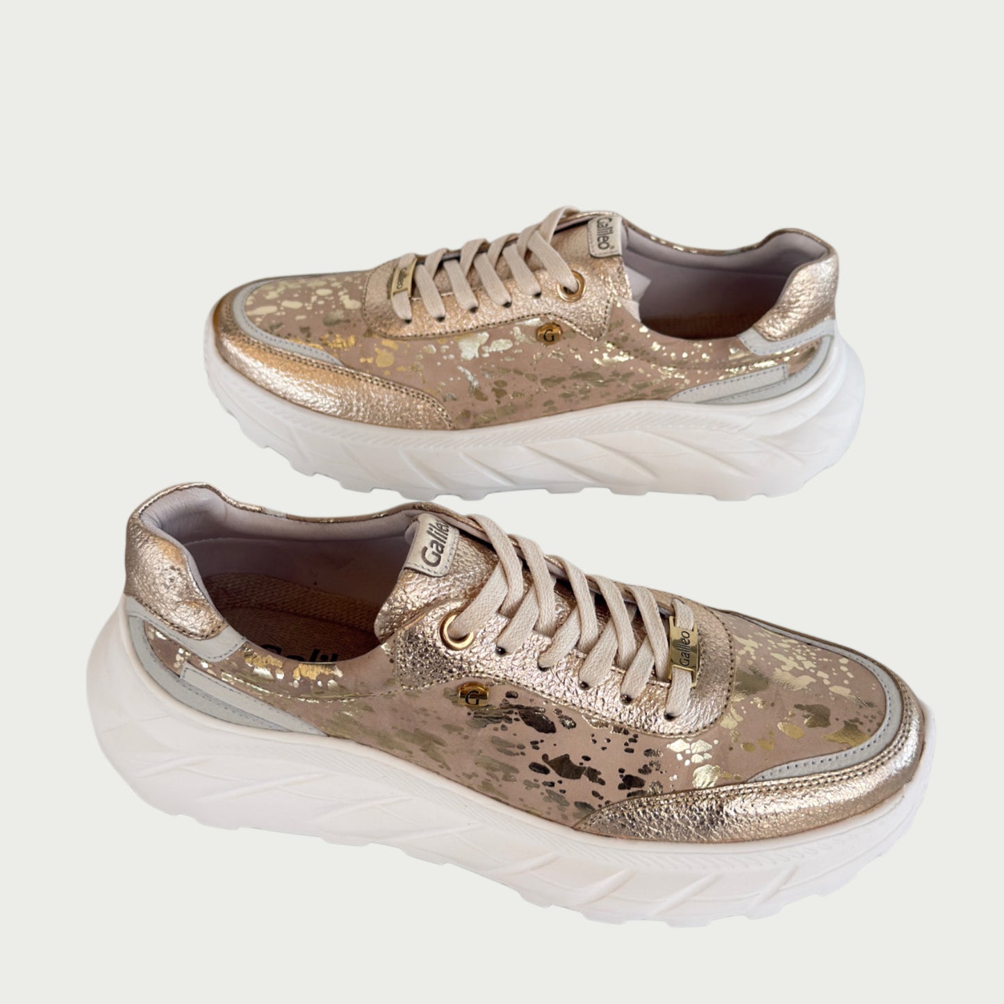 Tenis en cuero oro Ref: SD117WPOR9