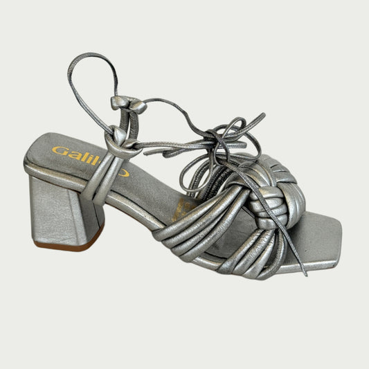 Sandalias en cuero plomo Ref: 7838NPPL6