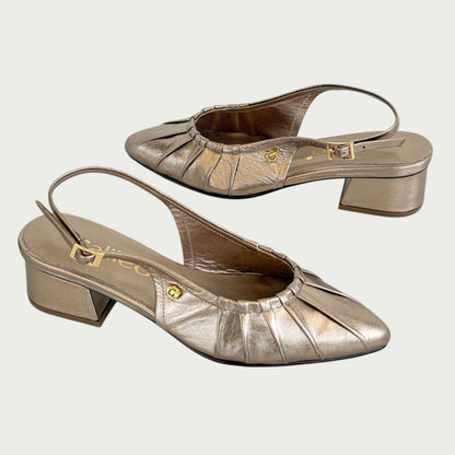 Zapatos en cuero bronce Ref: PC112ZLU
