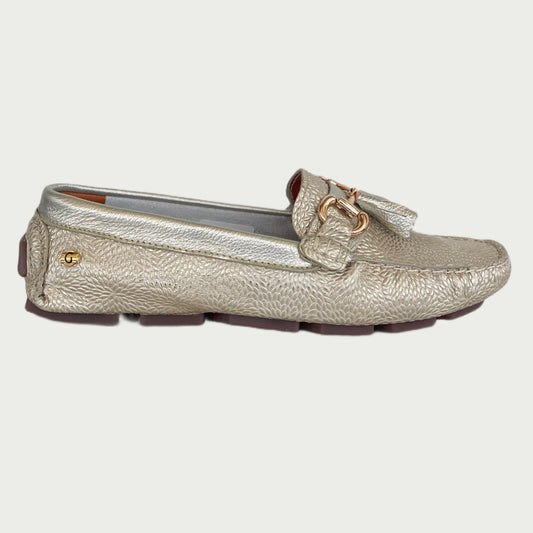 Mocasines folia dorada luna Rf 400243PD