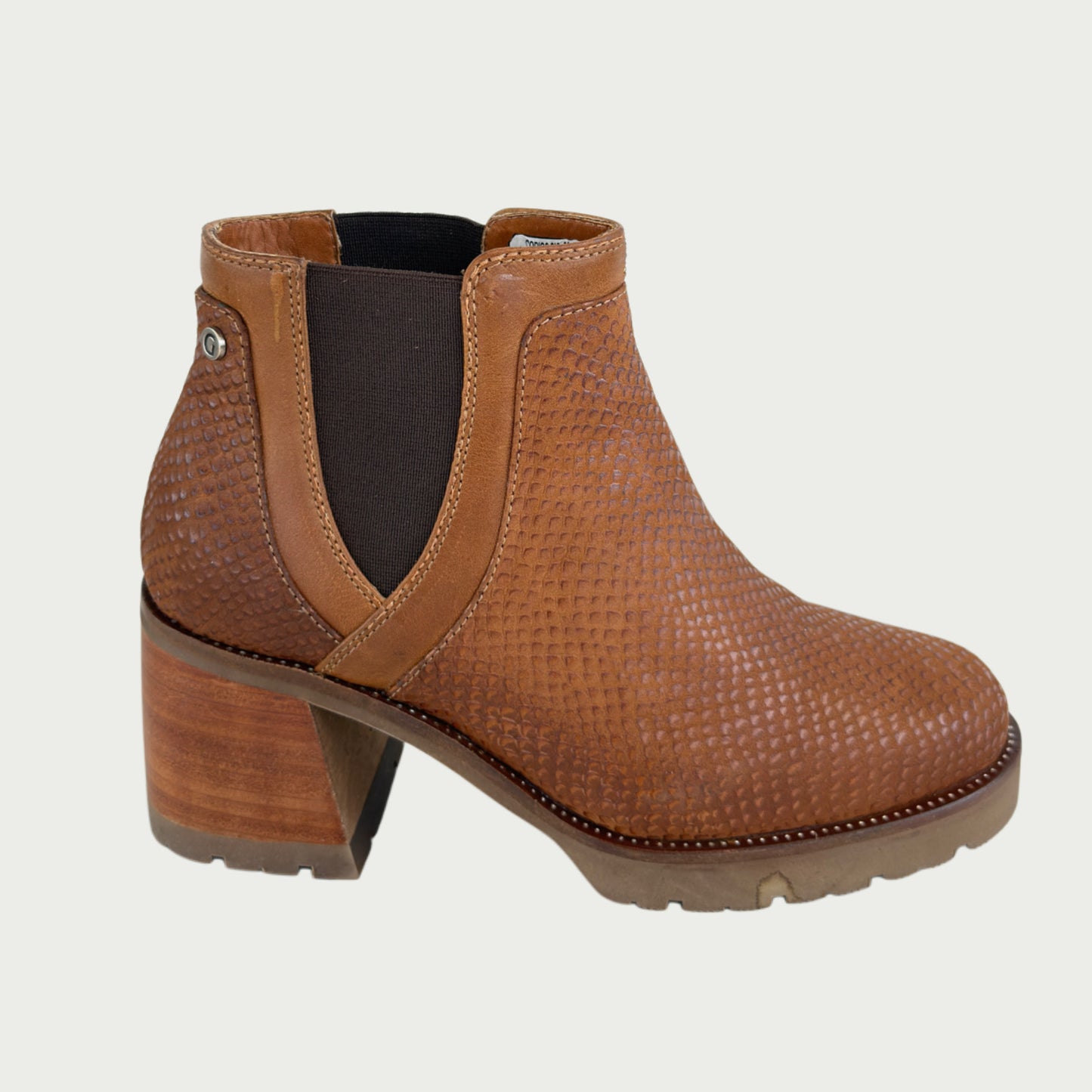 Botines en cuero miel Ref: 6119ZPMI