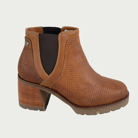 Botines en cuero miel Ref: 6119ZPMI
