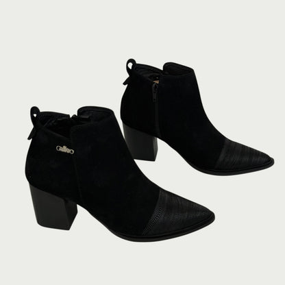 Botines en cuero negro Ref: MARIAAPNG