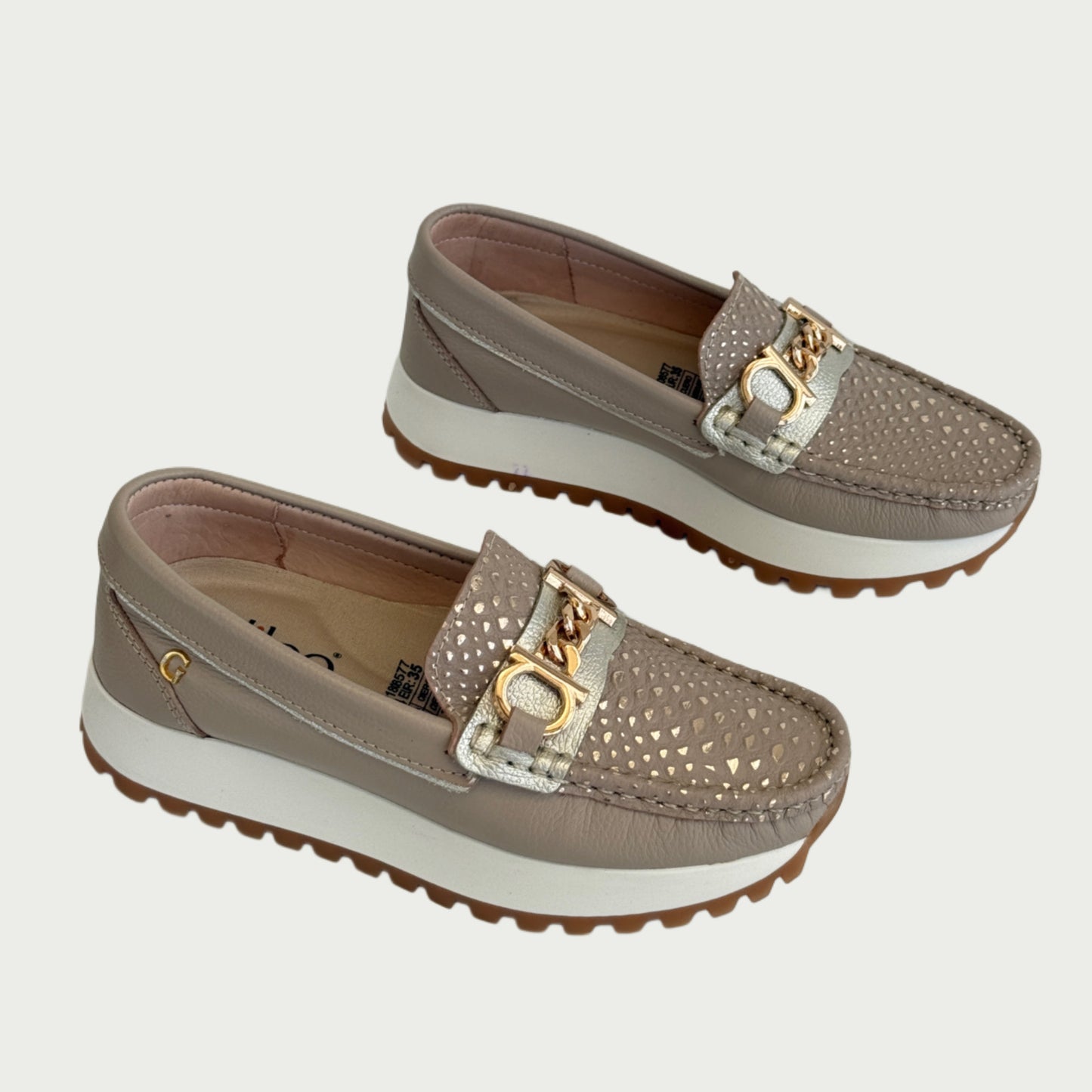 Mocasines en cuero nude arizona rino Ref: 100243TA
