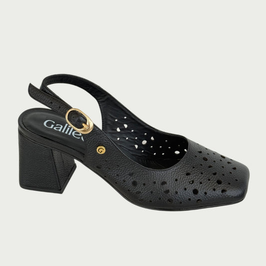 Zapatos en cuero negro Ref: 744WP