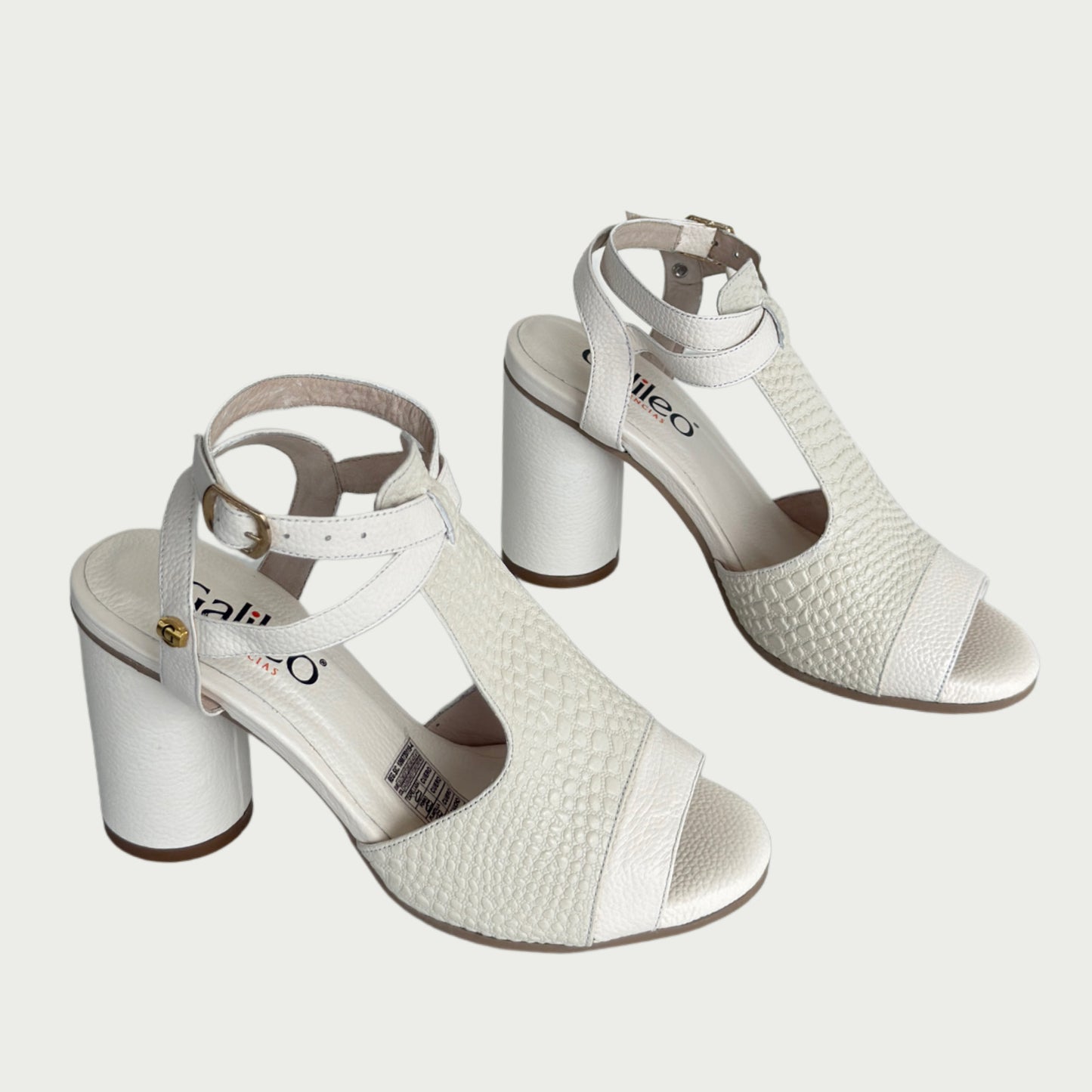 Sandalias en cuero beige Ref: OLIVIWPB