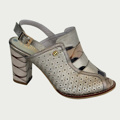 Sandalias en cuero luna x folia Ref: BT623WLU