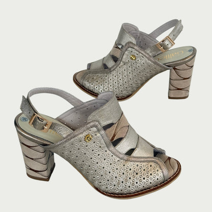 Sandalias en cuero luna x folia Ref: BT623WLU
