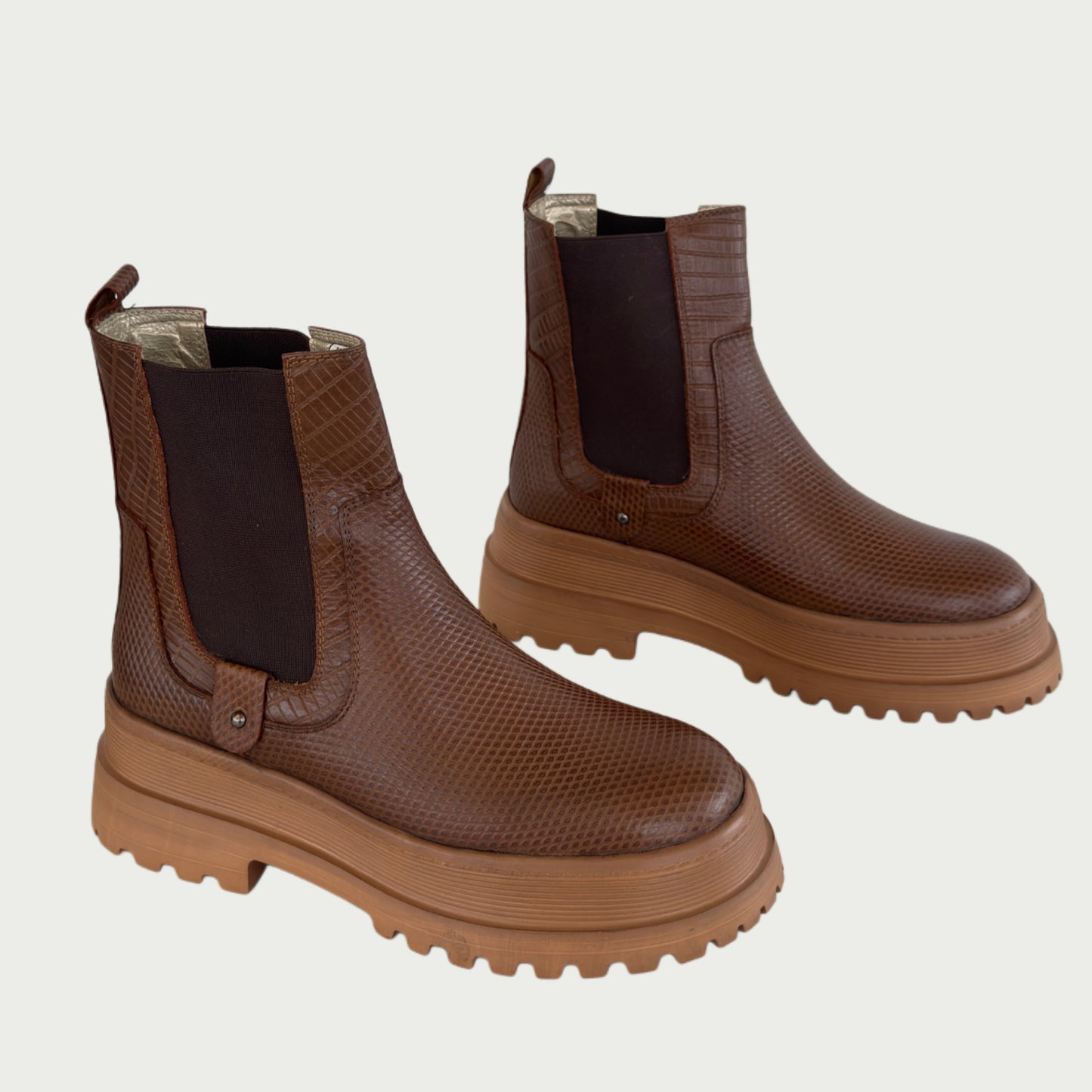 Botines en cuero miel Ref: 6226NGM36