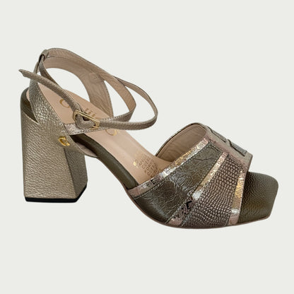Sandalias en cuero verde Ref: 270WPLU