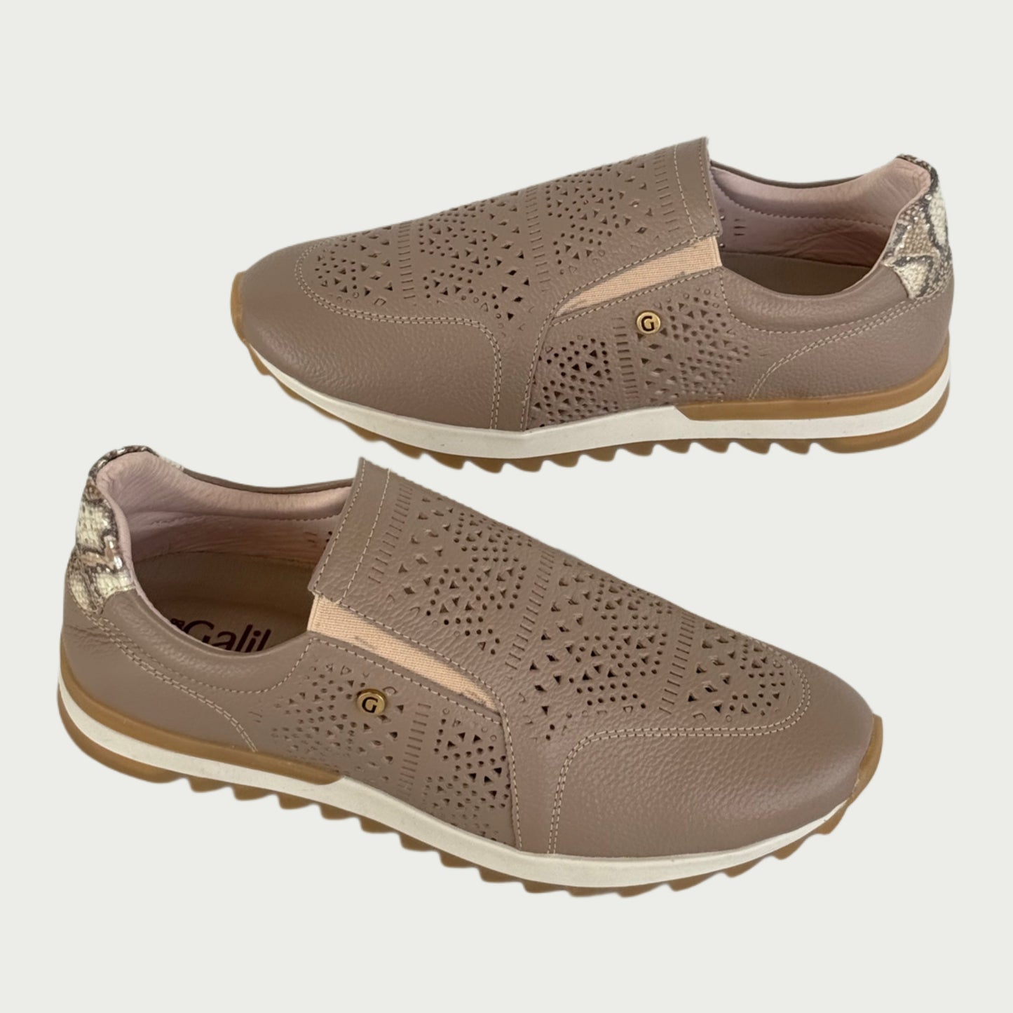 Tenis en cuero taupe Ref: T295WPTAU