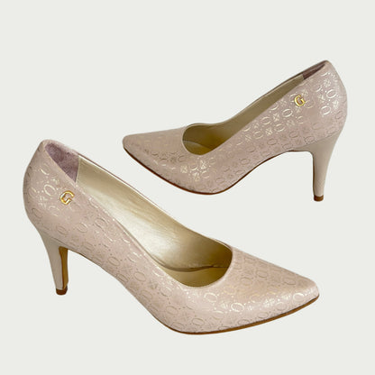 Tacones en cuero nude Ref: 3400ZP
