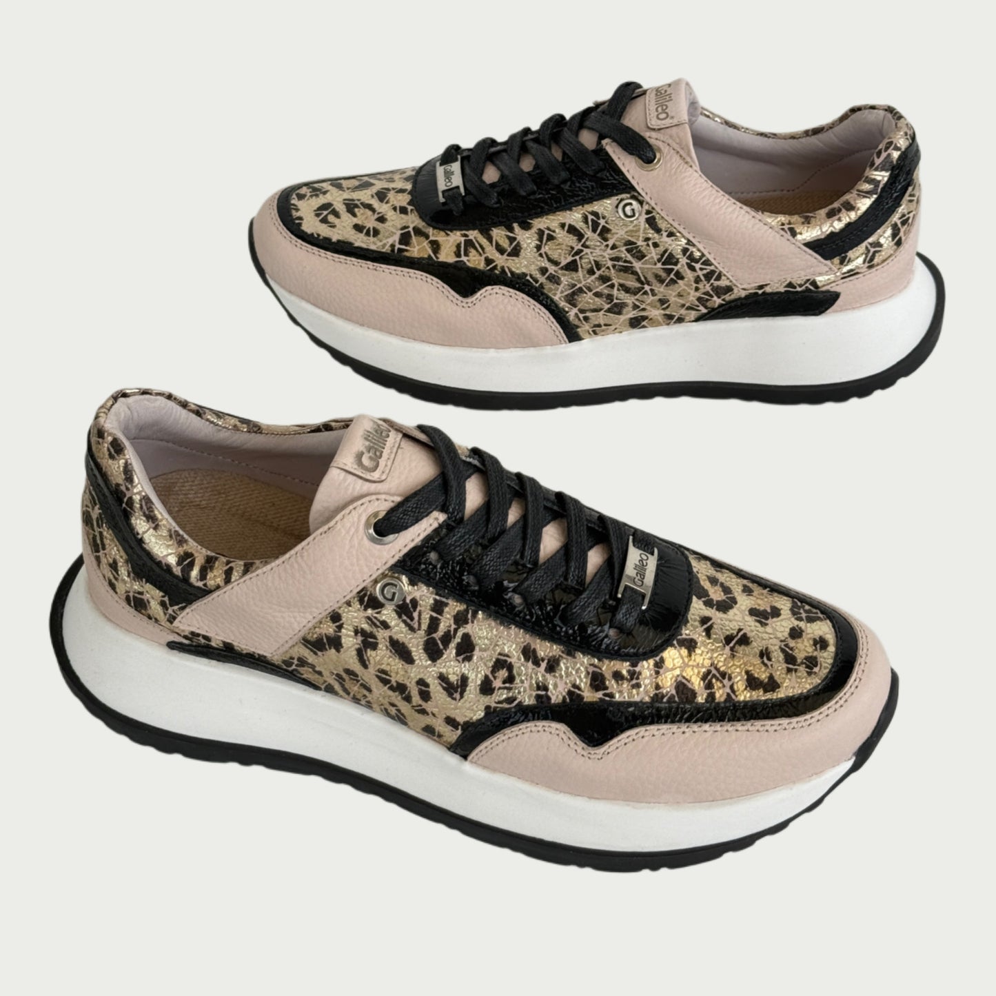 Tenis en cuero nude x negro Ref: SD110WPNU