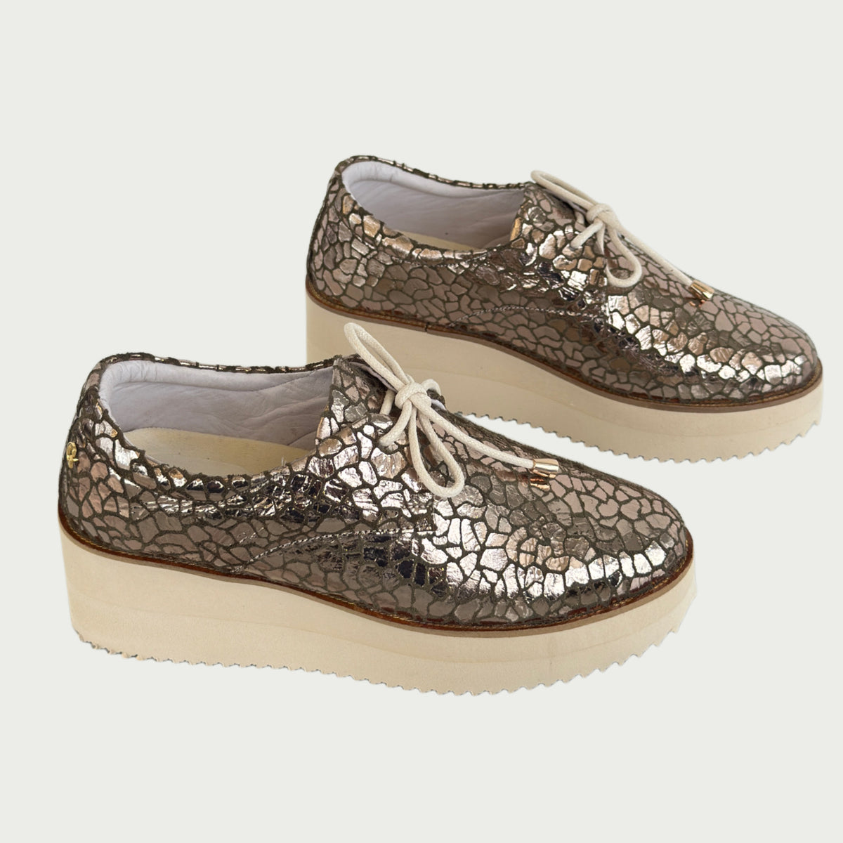 Bolicheros en cuero bronce x folia luna Ref: SOX5003L