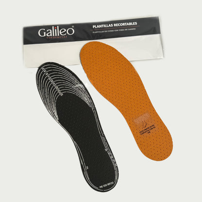 Plantillas recortables en cuero con fibra de carbón Ref: PLANRECWP