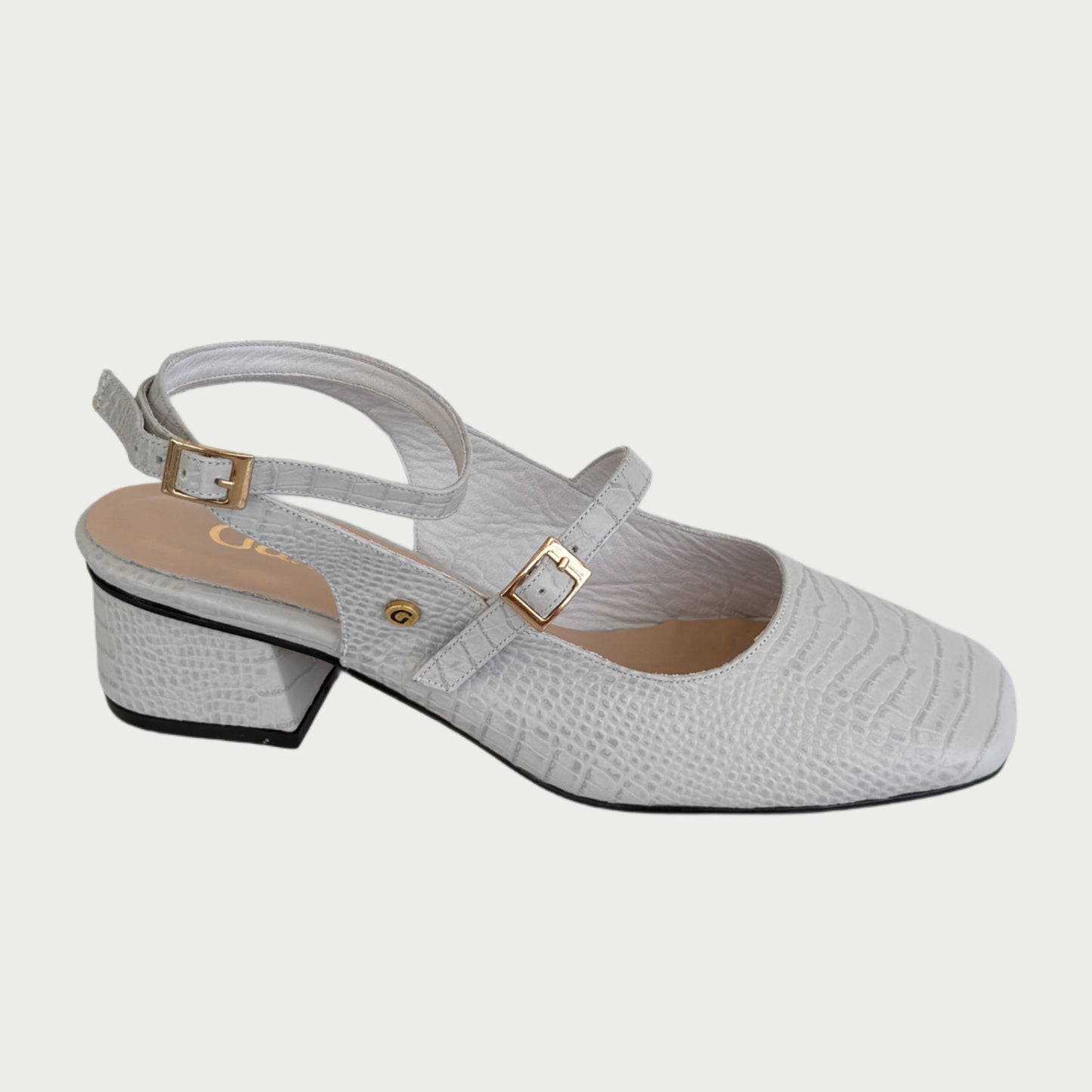 Zapatos en cuero tono hielo Ref: PC91WFCR