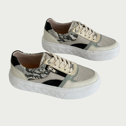 Tenis beige x verde Ref :SV23NPEG4