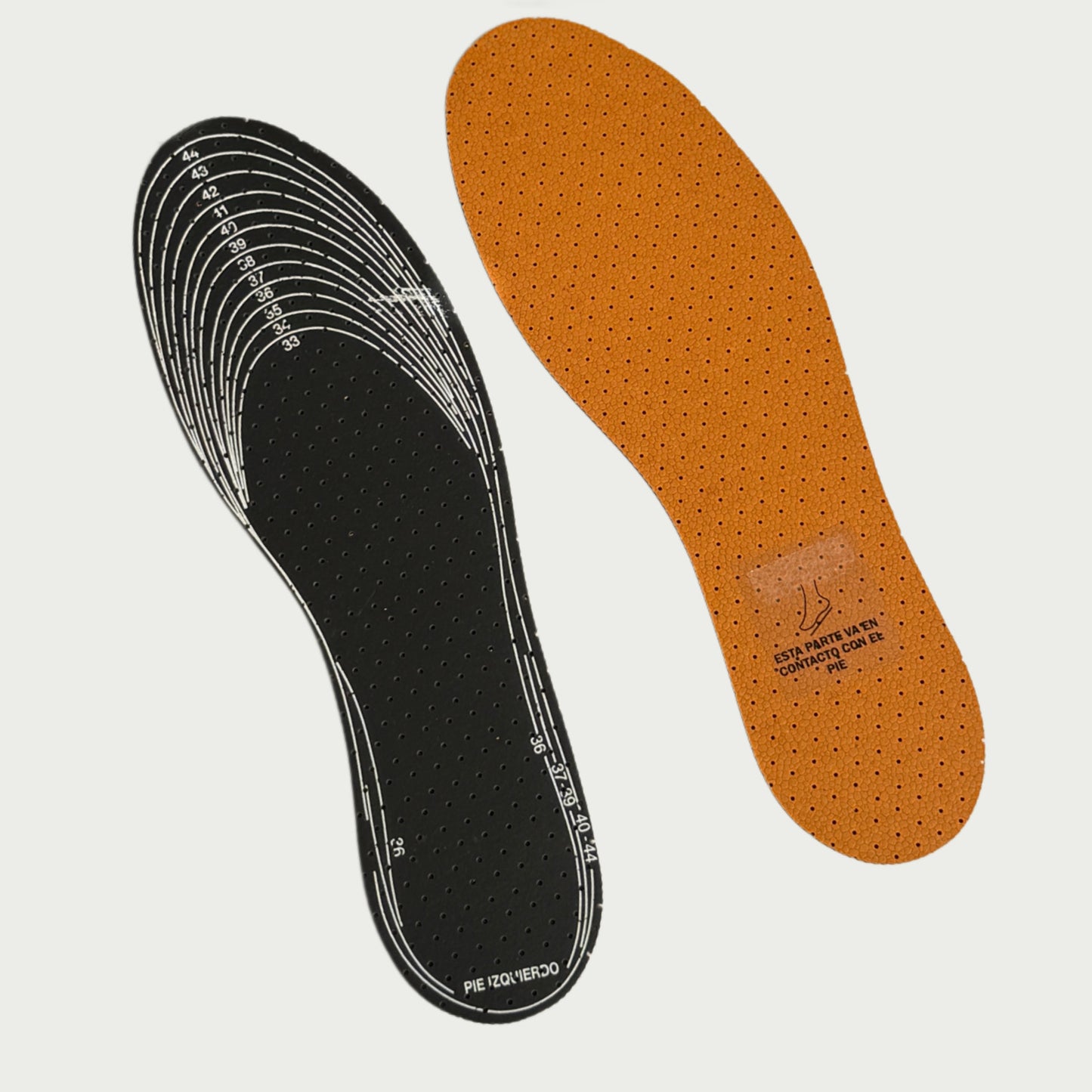 Plantillas recortables en cuero con fibra de carbón Ref: PLANRECWP