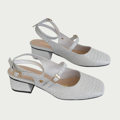 Zapatos en cuero tono hielo Ref: PC91WFCR